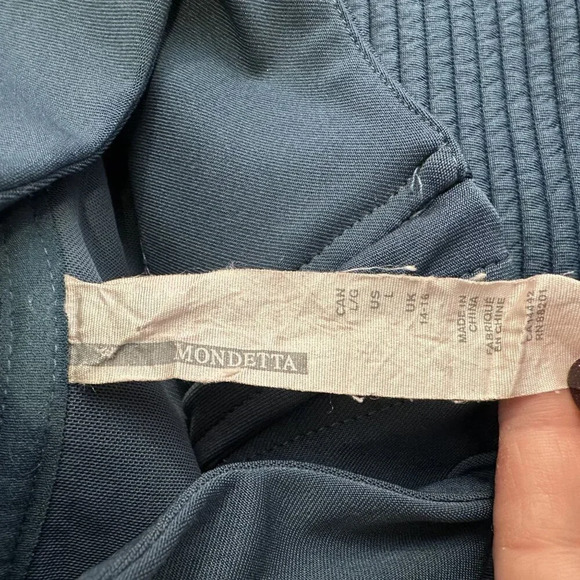 Mondetta Teal Ribbed Athletic Jacket Large - Picture 2 of 5